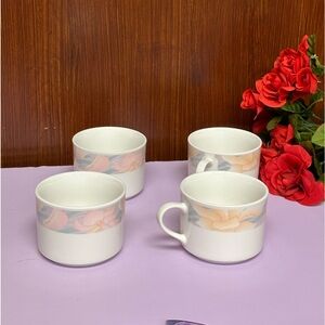 Vintage fine china by Sara china pearl collection tea cups